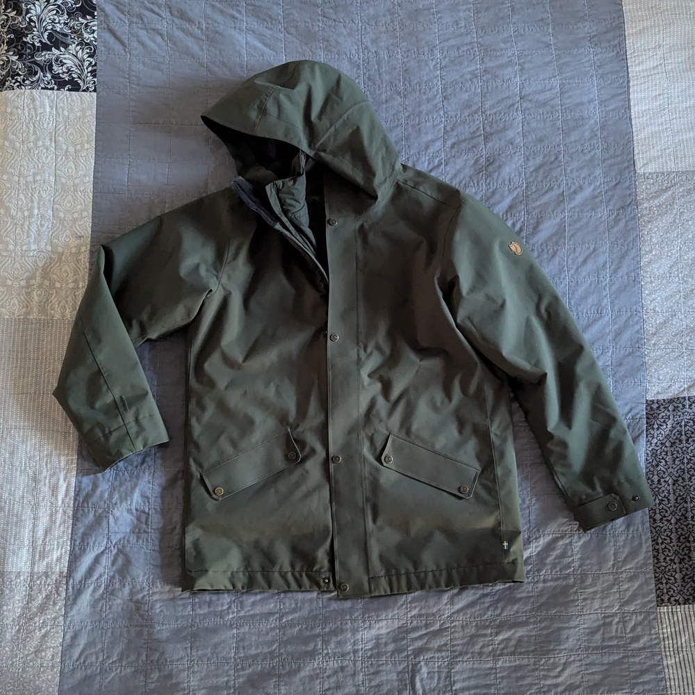 Fjallraven Visby 3-in-1 Jacket - Men's XL - Deep Forest Green - Performance Coat